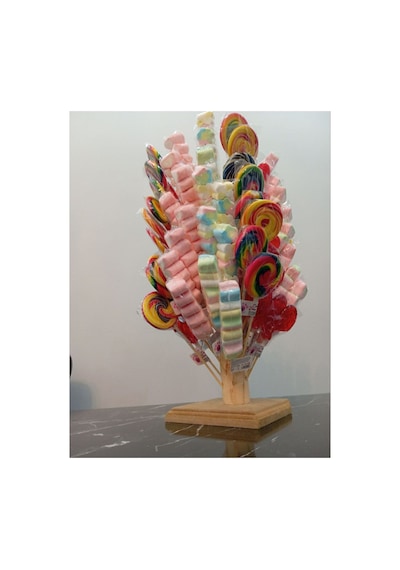 Marshmallow Lolipop Şekerleme 100 Adet Sosyete-horoz Şeker-stand Dahil Parti -doğum Günü-çocuk Vb.