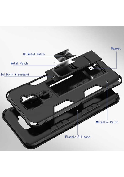 Xiaomi Redmi Note 9 Kilif Wolverine Armour Case 394930212