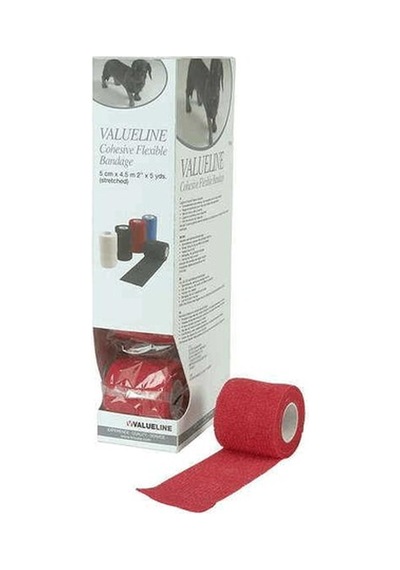 Valueline Flexible Bandaj 5 CM x 4.5 M Kırmızı