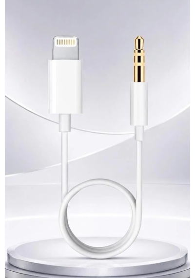 Ses Aparatı Teknik Parça Kolay Kullanım Dönüştürücü Kablo Lightning To 3.5mm Aux Trmjh24