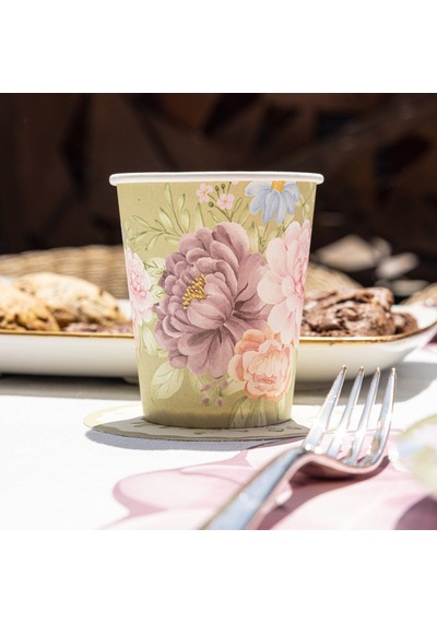 Peony Kağıt Bardak 240 Ml 12'li Paket 12 Adet