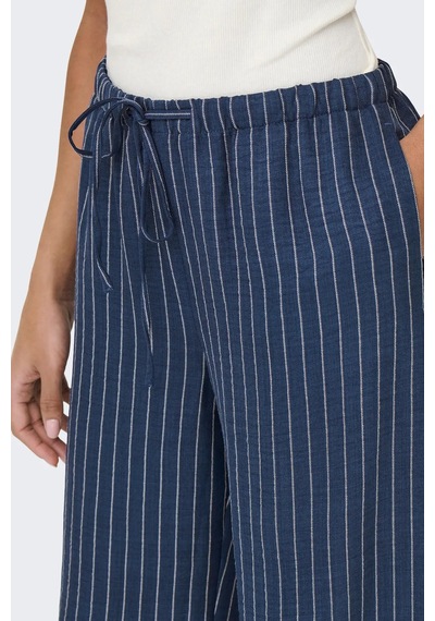 Jdy Kadın Jdypower Belden Bağlamalı Çizgili Bol Paça Pantolon 15347074 Lacivert Lacivert Jdy Kadın Jdypower Belden Bağlamalı Çizgili Bol Paça Pantolon 15347074 Lacivert Lacivert