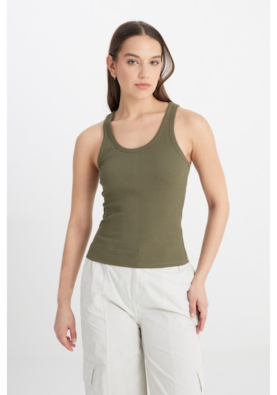 Lee Slim Fit Dar Kesim Yeşil Tişört L241615OTE