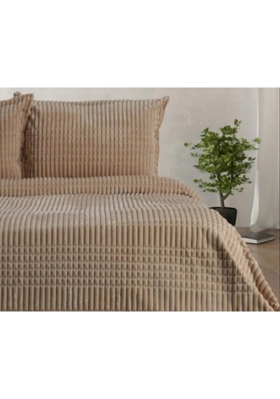 Özdilek Modern Line Çift Kişilik Battaniye Seti 220x240 Pramit B Bej