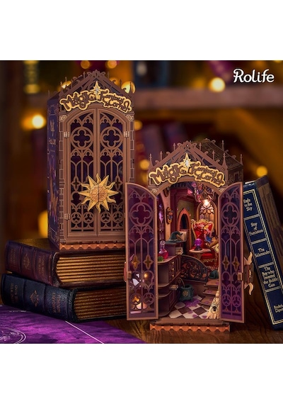 Rolife Tgb14 Magic Fantasy Corner Kitap Köşesi Book Nook Dıy Minyatür Maket Modelseti Mini Dollhouse 3d Model Kit Detaylı Dekoratif Hobi Seti 3d Puzzle Tiny House Rolife Tgb14 Magic Fantasy Corner Kitap Köşesi Book Nook Dıy Minyatür Maket Modelseti Mini Dollhouse 3d Model Kit Detaylı Dekoratif Hobi Seti 3d Puzzle Tiny House
