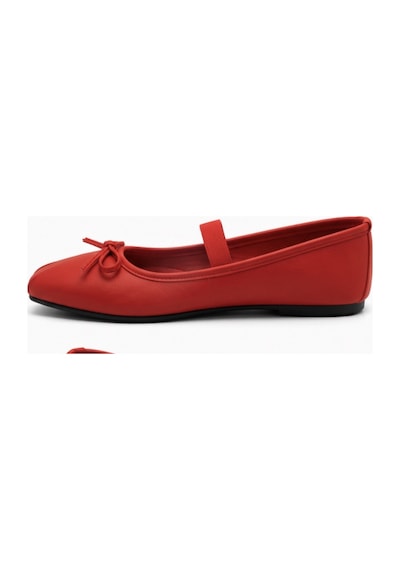 N Napa Shoe Np.19210.kırmızı Deri Babet