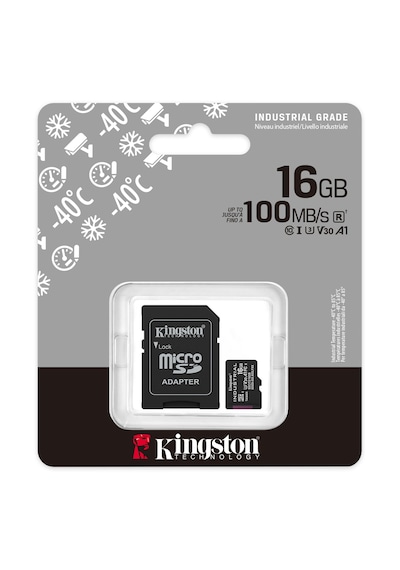 Kingston Sdcıt2/16gb Microsdhc Industrial C10 A1 Pslc Ca