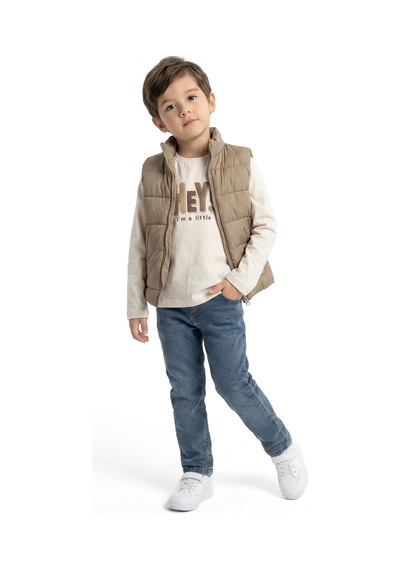 Xo Kids Erkek Çocuk Alt Üst Takım 3-8 Yaş 2760 Bej