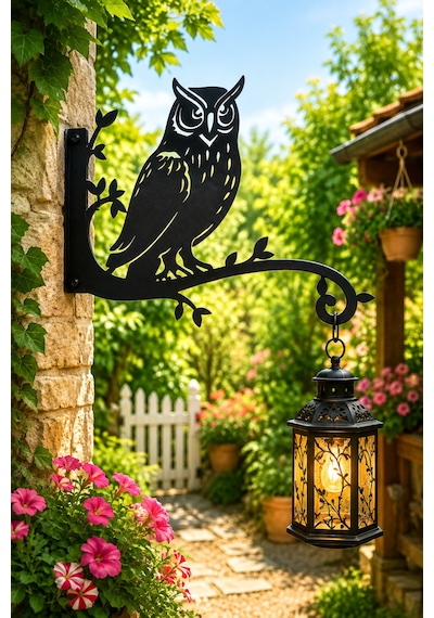 Baykuş Figürlü Metal Çiçek Askısı Duvara Monte Saksı Tutacağı Dekoratif Bahçe Balkon Veranda Askısı Siyah Baykus2 Baykuş Figürlü Metal Çiçek Askısı Duvara Monte Saksı Tutacağı Dekoratif Bahçe Balkon Veranda Askısı Siyah Baykus2