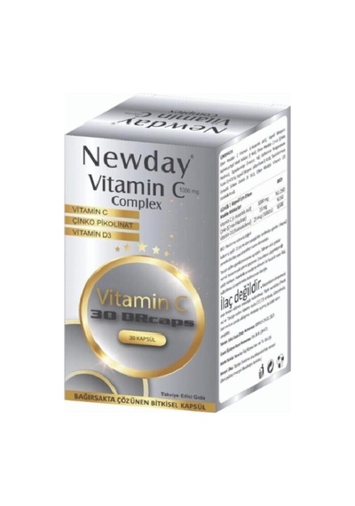 Newday Vitamin C Komplex 30 Kapsül