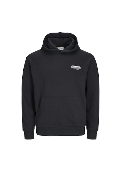 Jack & Jones Erkek Jjolıve Kanguru Cepli Kapüşonlu Sweatshirt 12256833 Siyah Jack & Jones Erkek Jjolıve Kanguru Cepli Kapüşonlu Sweatshirt 12256833 Siyah