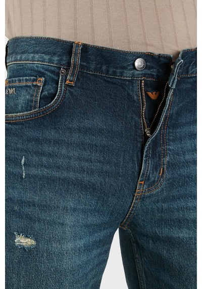 Emporio Armani Erkek Kot Pantolon Em000763 Af25398 Mb001 Lacivert