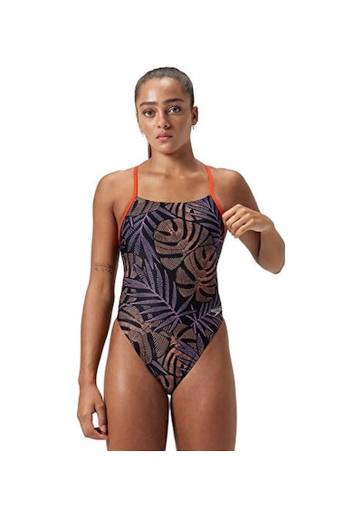 Speedo Alov Digi Tiebk 1pc Af Orange Kadın Yüzücü Mayosu 8-1284118288 Turuncu Turuncu