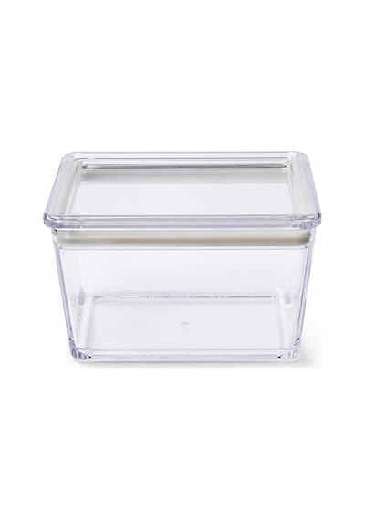 6 Lı Kare Contalı Kahvaltılık Seti, Şeffaf Mika Erzak Saklama Kabı, Kapaklı Mini Gıda Kabı, Peynir Zeytin Reçel Kuruyemiş Baharat Kabı, 9 X 9 X 5,5 Cm Çok Renkli