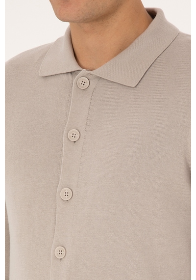 U.s. Polo Assn. Erkek Taş Hırka Triko 50313690-vr049 Tas