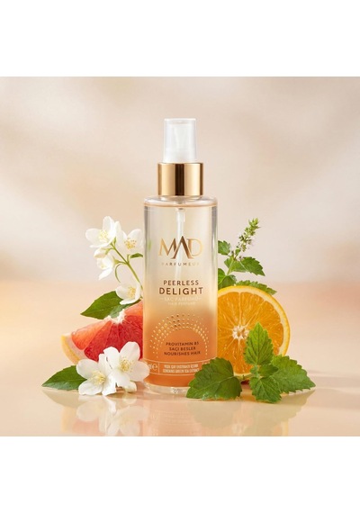Mad Peerless Delight Saç Parfümü 160 Ml Ananas, Paçuli Ve Vanilya İle Meyvemsi, Baharatlı Ve Kalıcı Amber