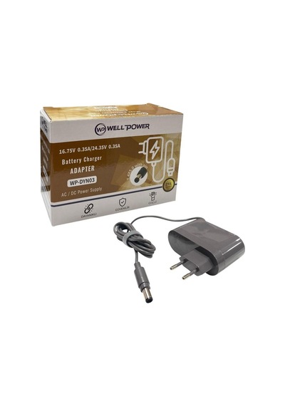 Dyn03 Otomatik 16.75v/24.35v 0.35amper Şarjlı Süpürge Adaptörü 7.4x5.0mm Jak Fişli