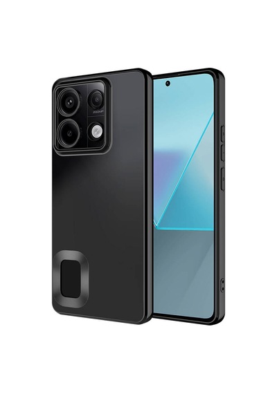 Xiaomi Redmi Note 13 Pro 4g Kılıf Tek Kamera Çerçeveli Logo Gösteren Omega Kapak