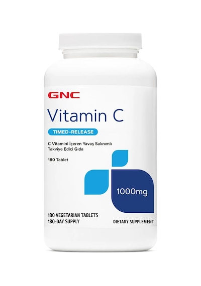 Gnc Vitamin C Timed Release 180 Tablet