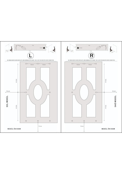 Almital Dolap İçi Teleskopik Raylı Antrasit Çöp Kovası 24 Litre, Minimum Kapak Genişliği 45 Cm. -9037832206103 Antrasit