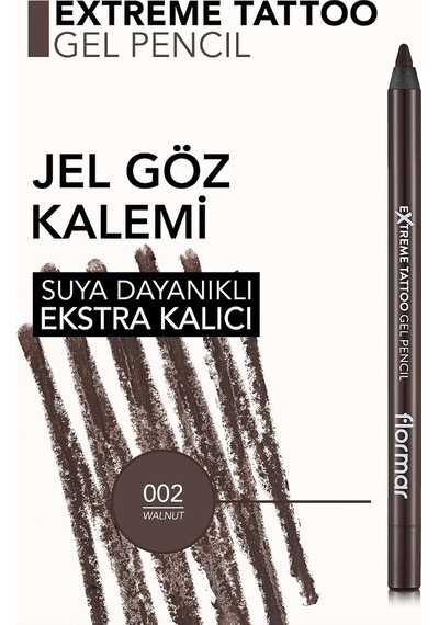 Lexroo Extreme Tattoo Yüksek Pigmentli & Mat Bitişli Jel Göz Kalemi Belirtilmemiş