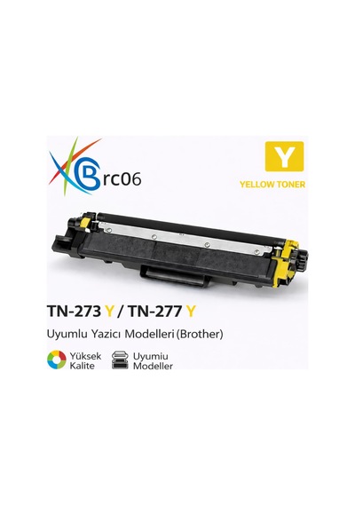 Brother Uyumlu Tn-277 Sarı Yüksek Kapasiteli Uyumlu Toner