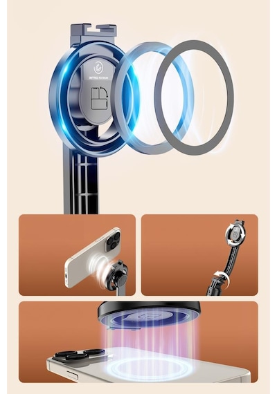 Torima L20 Çok Amaçlı Tripod Kumandalı Selfie Çubuğu Siyah