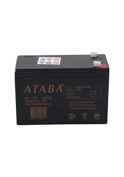 Ataba At-1270 12v 7ah Bakımsız Kuru Akü