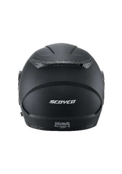 Ff868 Night Motosiklet Kaskı Güneş Vizörlü Çene Açılır Motorcu Kask Siyah