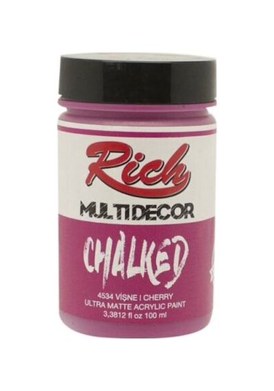 Rich Chalked Akrilik Boya 100 Cc 4534 Vişne