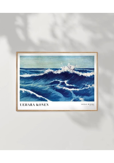 Çerçevesiz Poster Uehara Konen Okyanus Dalgaları