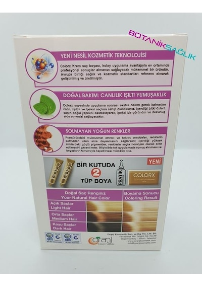 Colorx Bitkisel Saç Boyası Set - 9.3 Altın Sarı