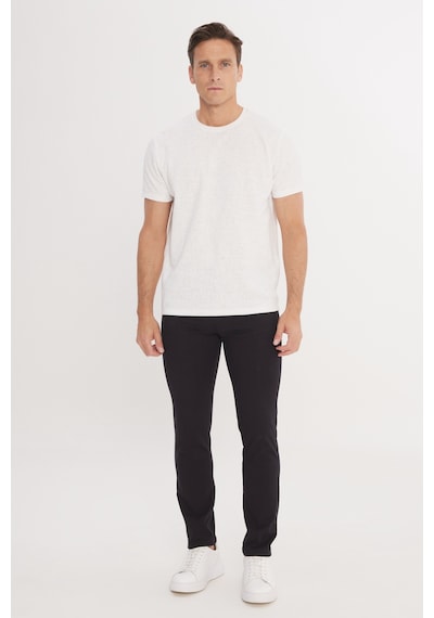 AC&Co / Altınyıldız Classics Erkek Sıyah Slim Fit Dar Kesim 5 Cep Pamuklu Armürlü Esnek Pantolon Siyah AC&Co / Altınyıldız Classics Erkek Sıyah Slim Fit Dar Kesim 5 Cep Pamuklu Armürlü Esnek Pantolon Siyah