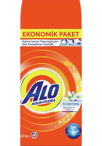 Alo Toz Çamaşır Deterjanı Beyazlar ve Renkliler 10 KG