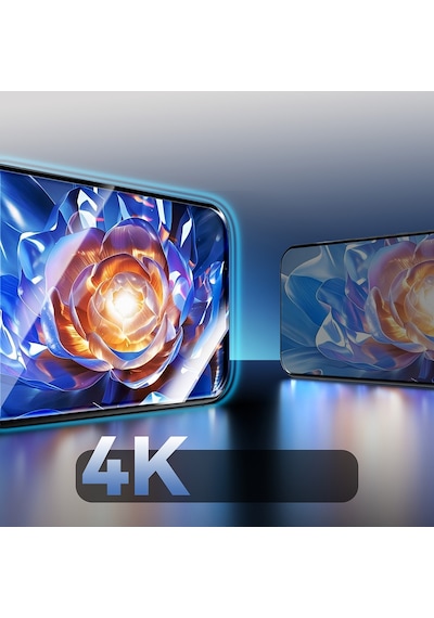 Apple Uyumlu   iPhone 17 Pro Max Mohseven Pure Safir Coating Hd 3d Glue Temperli Cam Ekran Koruyucu Şeffaf