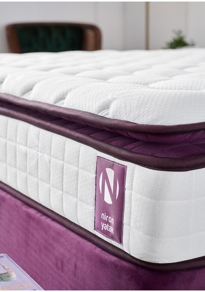 Nironyatak Niron Purple 160X200 Çift Kişilik Pedli Yatak Full Ortopedik Yayl