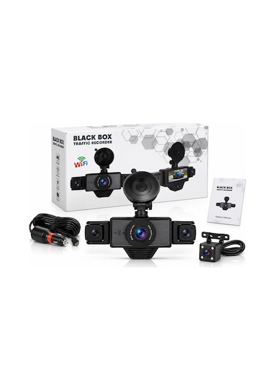 Seyu N89 5 Kameralı Wifi Full Hd 1080p Araç İçi Kamera Geniş Açı G-sensörlü 2 İnç