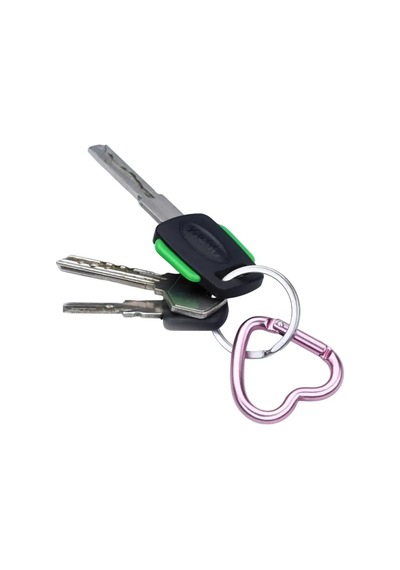 Munkees Mini Heart Carabiner 2 Pieces Pembe Anahtarlık