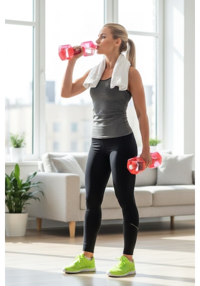 Ps Spor 1,5 Kg X 2 Ad Dambıl Veya 1500 Ml Suluk Pembe