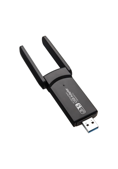 Wireless Adaptör Wifi Ağ Kartı Masaüstü Bilgisayar Pc İle Uyumlu 2,4g 5g Destekler 1300mbps Usb 3.0 Dual Band Usb Adapter 2,4ghz-5,82ghz Ac1300