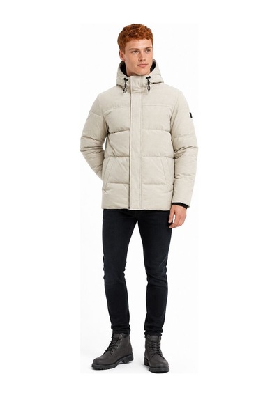 Loft Erkek Taş Kapüşonlu Regular Fit Mont Lf2043696 Q1.v1