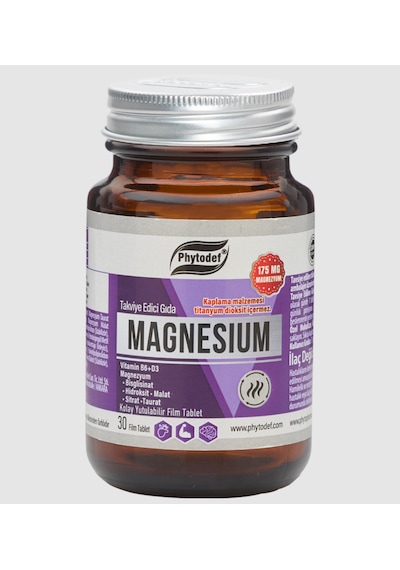 Phytodef Kalsiyum Magnezyum Çinko 60 Tablet + Phytodef Magnezyum B6 D3 30 Tablet