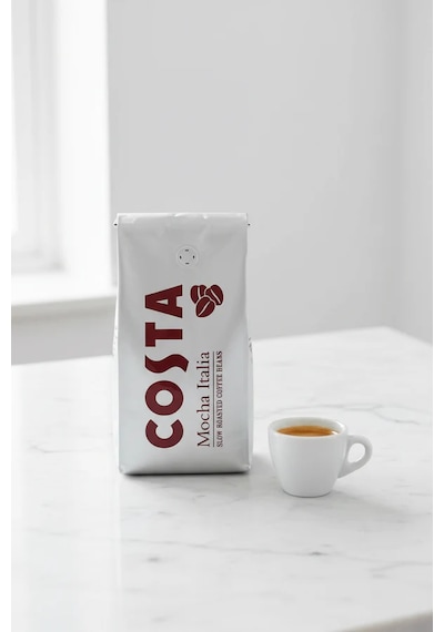Costa Coffee Espresso Blend Çekirdek Kahve 1 Kg Medium Roast Çekirdek Kahve