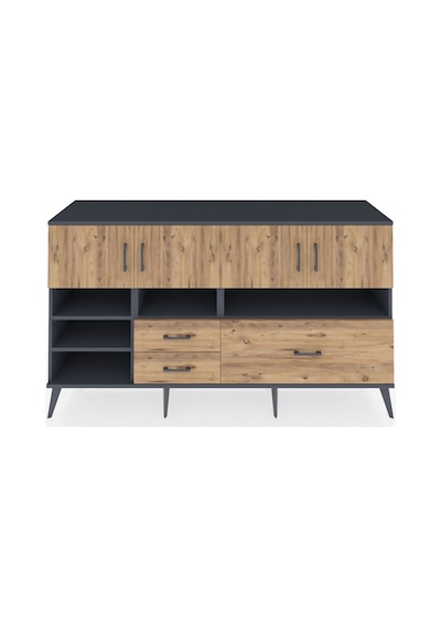 Hyperion Konsol 8 Raflı 3 Çekmeceli 4 Kapaklı 176x44x99 Antrasit- Antrasit-çam Hyperion Konsol 8 Raflı 3 Çekmeceli 4 Kapaklı 176x44x99 Antrasit- Antrasit-çam