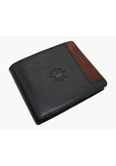 Westpolo Hakiki Deri Kağıt Para Ve Bol Kart Bölmeli Slim Unisex Cüzdan - Siyah-g2 Taba Siyah-cr G2 Taba