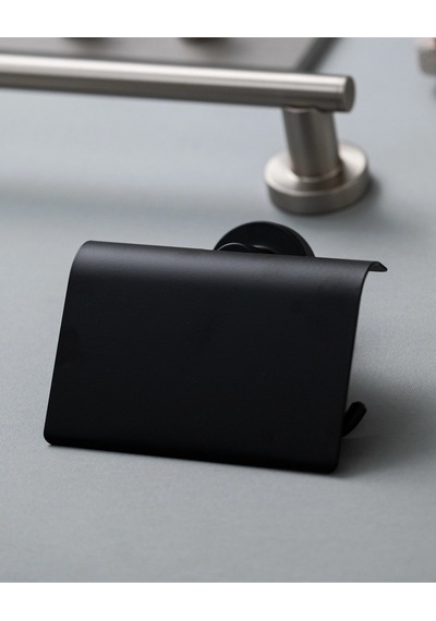 Tecno Black Tuvalet Kağıtlık - Mat Siyah Mat Siyah