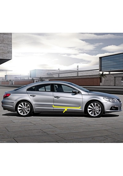 VW Passat CC 2009-2012 Sağ Ön Kapı Çıtası Kromaj 3C8853072A