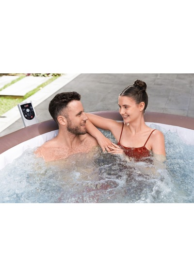 Lay-z-spa 6001g Hawaii Smart Airjet Enerji Tasarruflu Şişme Spa Havuzu, Mobil Uygulama Kontrollü, 4-6 Kişilik Mor