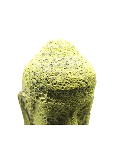 Buddha Heykel Büst Sarı Orta Boy