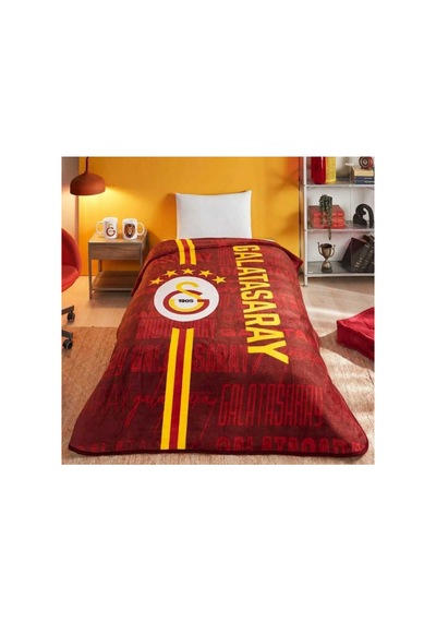 Galatasaray Tek Kişilik Battaniye Kırmızı